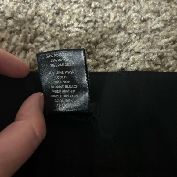 Ann Taylor Black Curvy Trousers Size 4 Work Office Business Casual - Picture 4 of 4